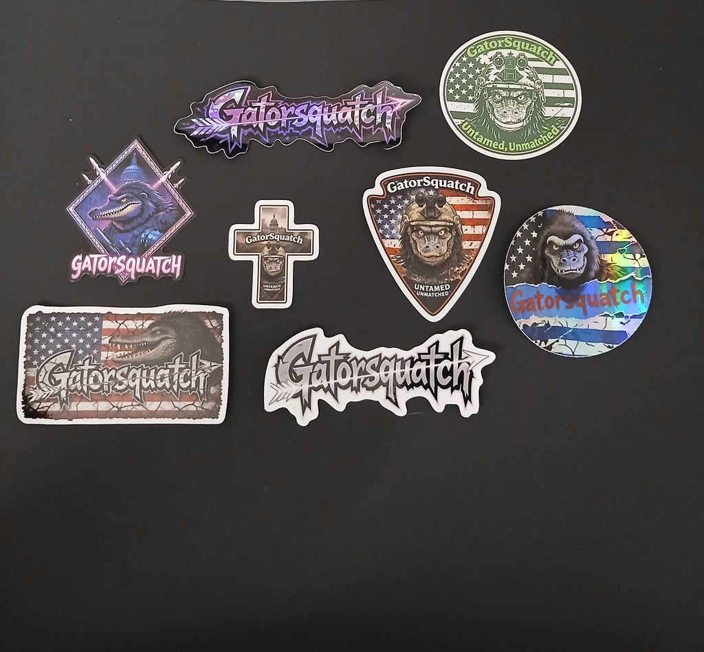 Gatorsquatch Sticker Pack 1