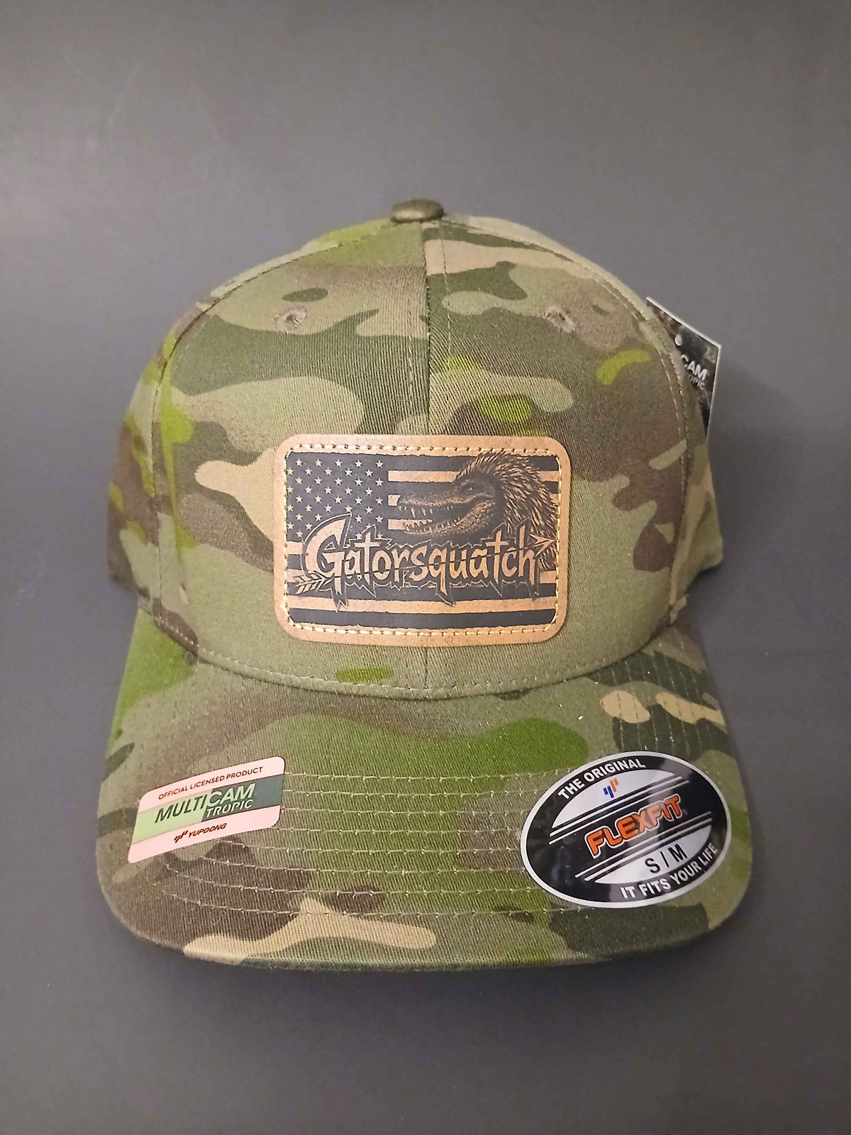 Limited Edition Gatorsquatch Flag Graphic Camo Hat 2