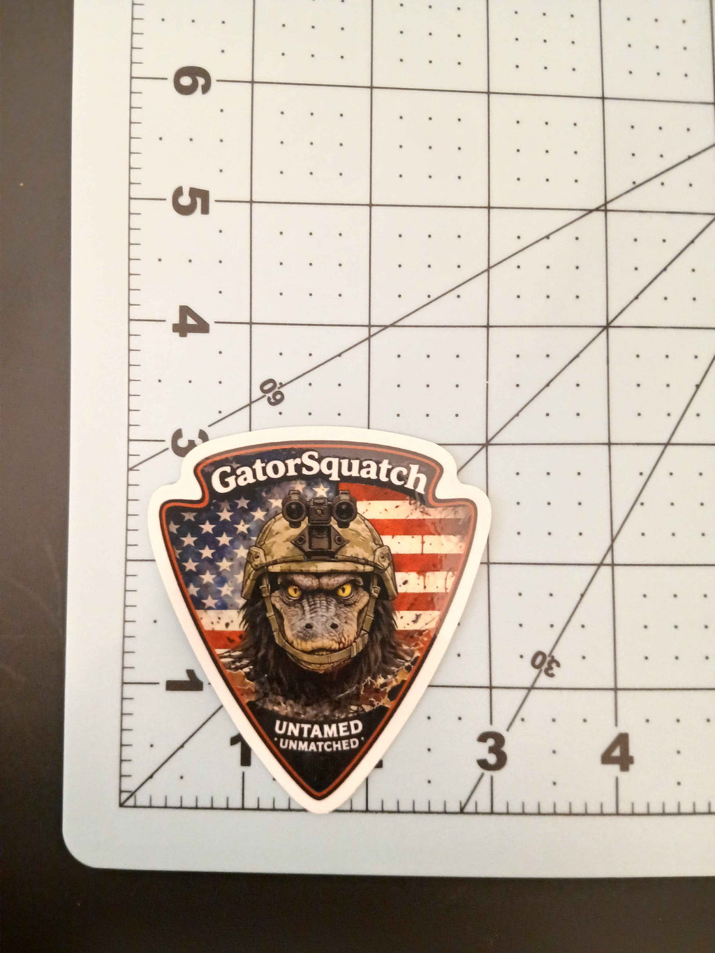 Gatorsquatch ArrowHead Graphic Sticker