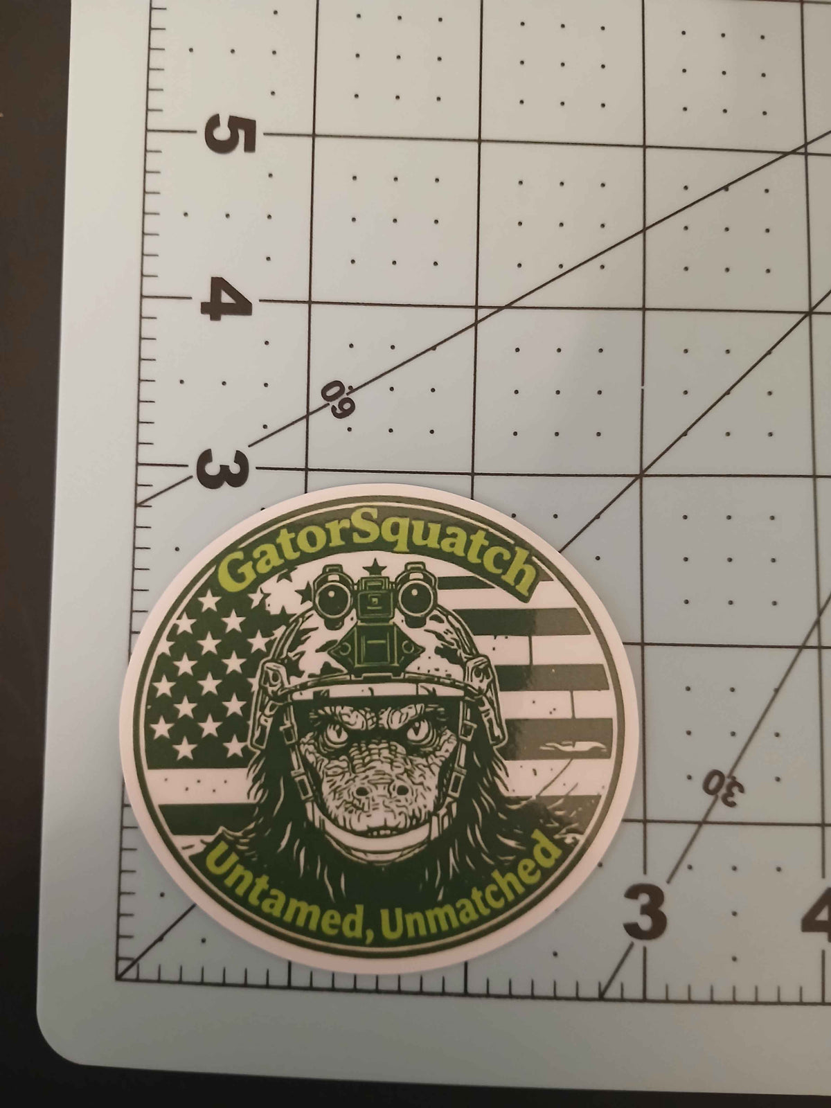Gatorsquatch Tactical Graphic Sticker