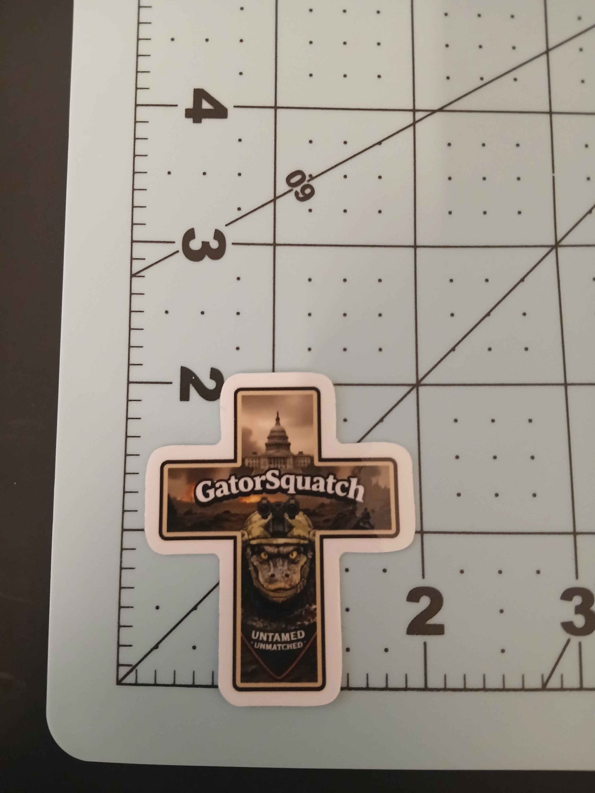 GatorSquatch Tactical Cross Sticker